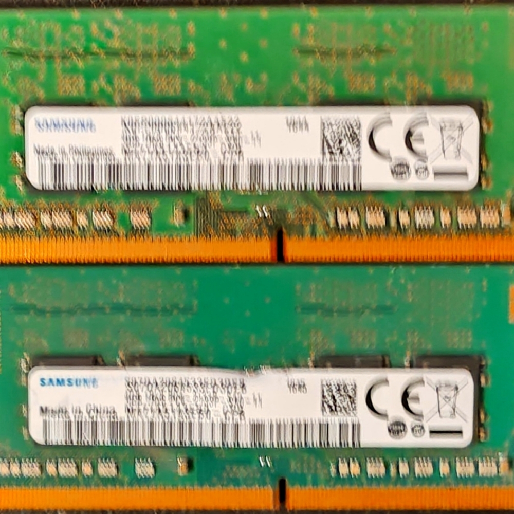Samsung 8gb 2x4gb DDR 4 sodimm